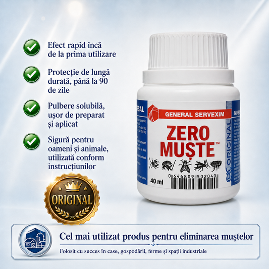 Soluție concentrată muşte – 1+1 GRATIS
