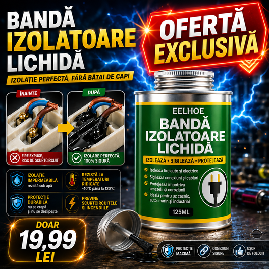 Bandă izolatoare lichidă